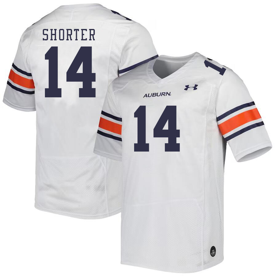 Men #14 Jyaire Shorter Auburn Tigers College Football Jerseys Stitched Sale-White - Click Image to Close